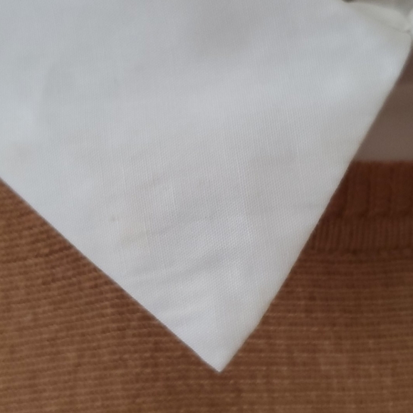 Pepper Place Design Tan Collared Sweater Dress - Picture 2 of 6